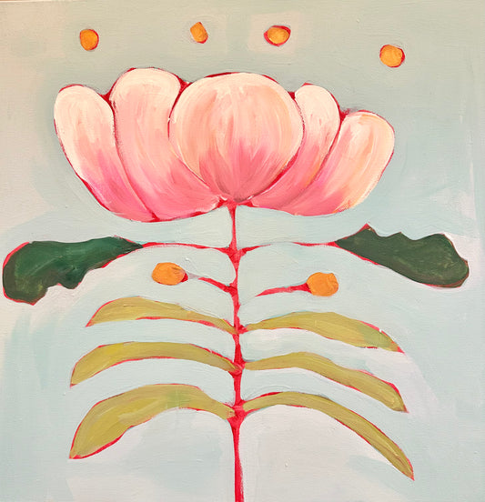 Pink Silhouette Tulip