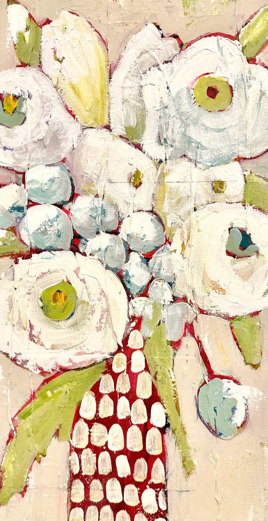 Red Vase